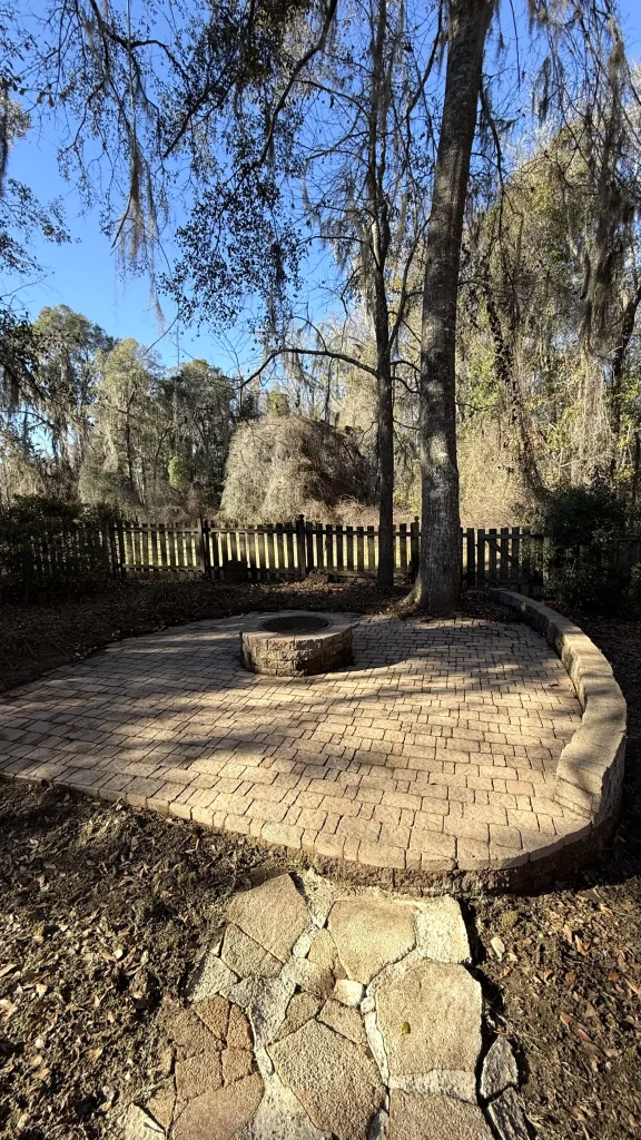 Pressure washing hard surface before and after