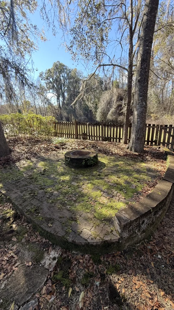 Pressure washing hard surface before and after